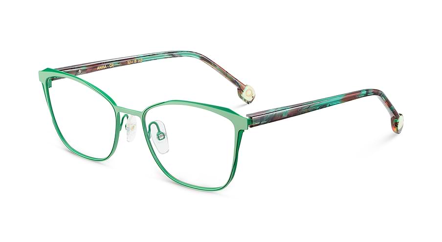 Lunettes de vue etnia barcelona amma gr verde femenino taille 52mm - Vue principale