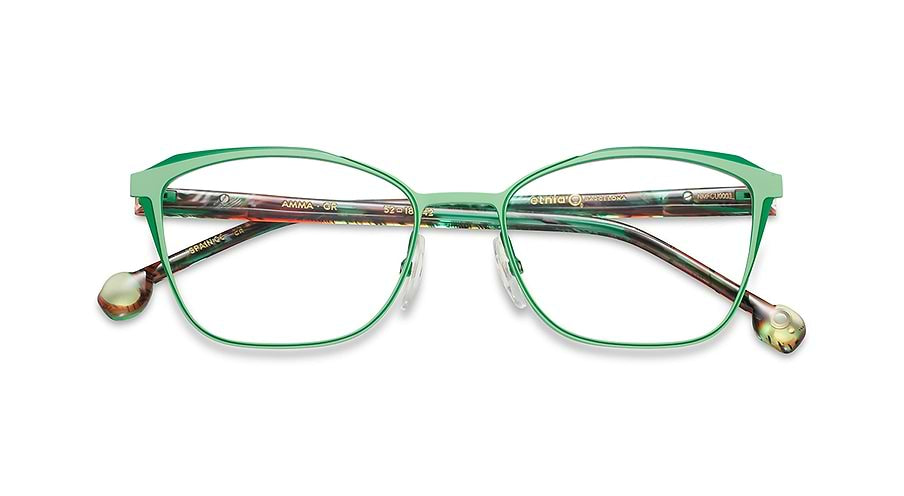 Lunettes de vue etnia barcelona amma gr verde femenino taille 52mm - Vue détaillée