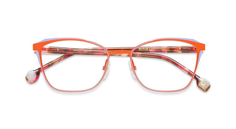 Lunettes de vue etnia barcelona amma ogpu naranja femenino taille 52mm - Vue détaillée