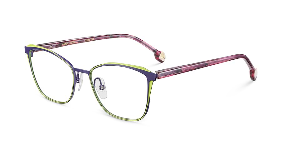 Lunettes de vue etnia barcelona amma puyw morado femenino taille 52mm - Vue principale