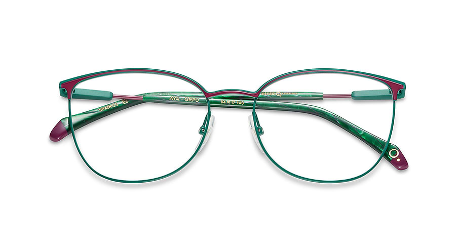 Lunettes de vue etnia barcelona aya grpu verde femenino taille 54mm - Vue principale