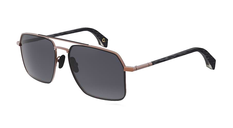 Óculos de sol etnia barcelona bluewater sun bkgm negro pilot masculino tamanho 63mm - Vista principal