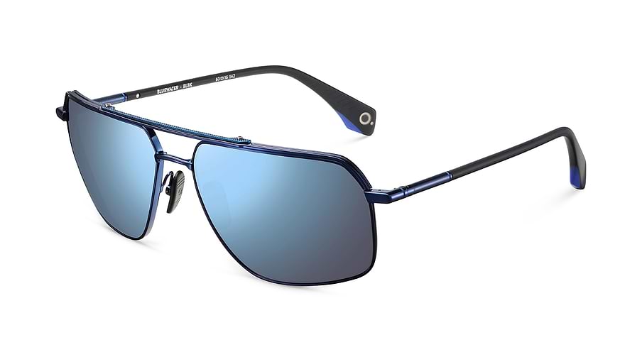 Óculos de sol etnia barcelona bluewater sun blbk azul pilot masculino tamanho 63mm - Vista principal