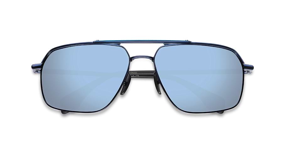 Óculos de sol etnia barcelona bluewater sun blbk azul pilot masculino tamanho 63mm - Vista de detalhe