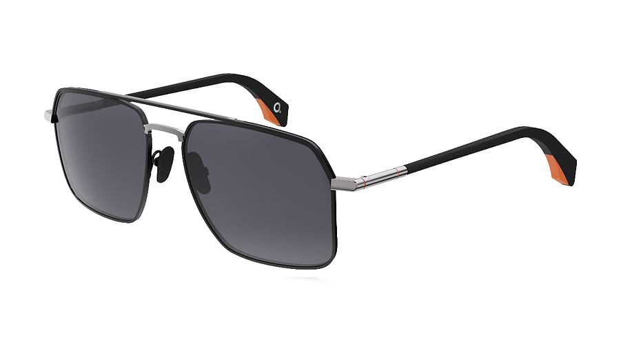 Óculos de sol etnia barcelona bluewater sun ogbk naranja pilot masculino tamanho 63mm - Vista de detalhe