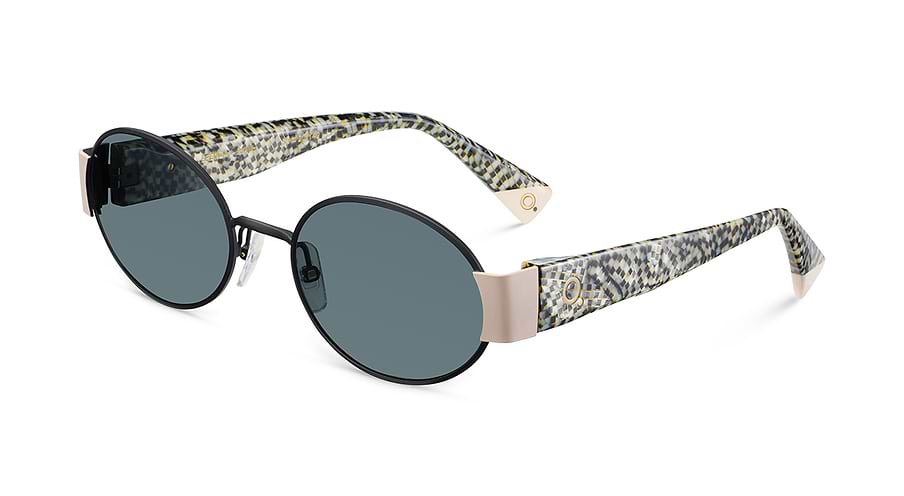 Óculos de sol etnia barcelona brenda sun bkwh negro oval femenino tamanho 53mm - Vista principal