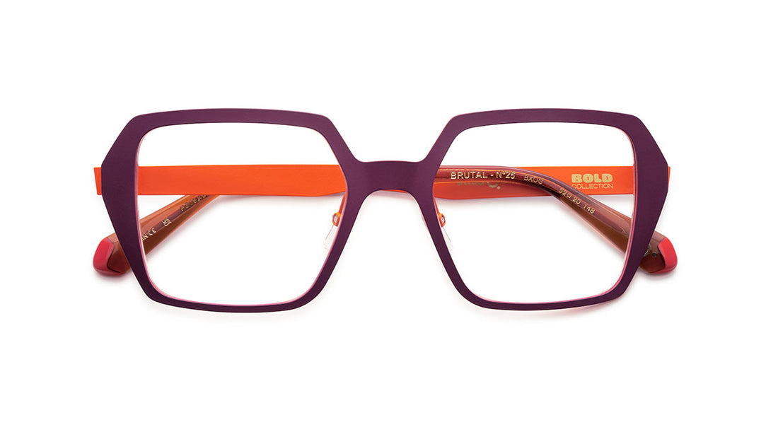 Óculos graduados etnia barcelona brutal no.25 bxog femenino tamanho 52mm - Vista de detalhe