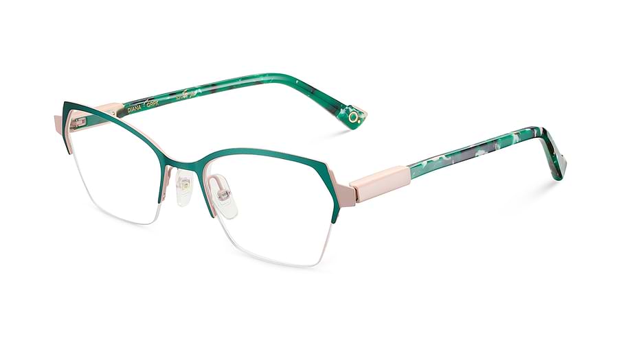Prescription glasses etnia barcelona diana grpk verde femenino size 52mm - Main view