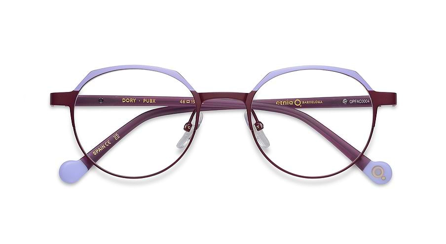 Lunettes de vue etnia barcelona dory pubx morado unisex taille 46mm - Vue détaillée
