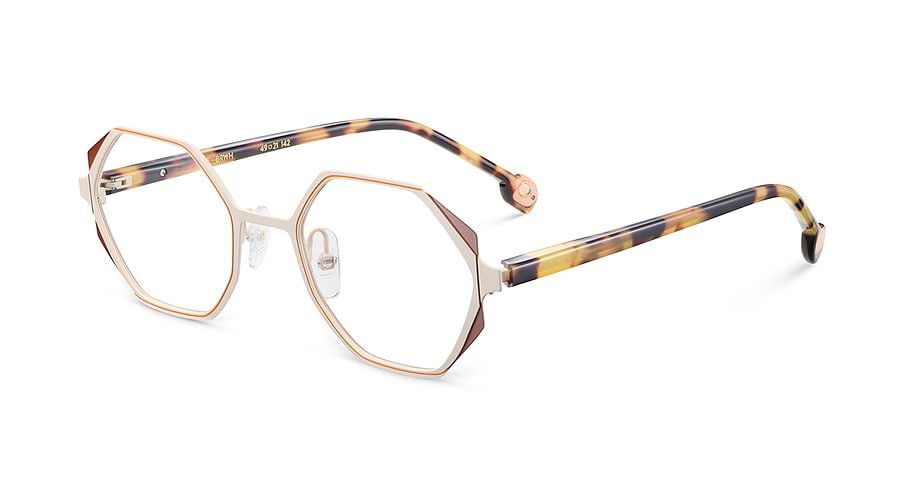 Lunettes de vue etnia barcelona eve brwh marron femenino taille 49mm - Vue principale