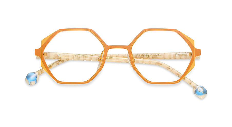Lunettes de vue etnia barcelona eve ywze amarillo femenino taille 49mm - Vue détaillée