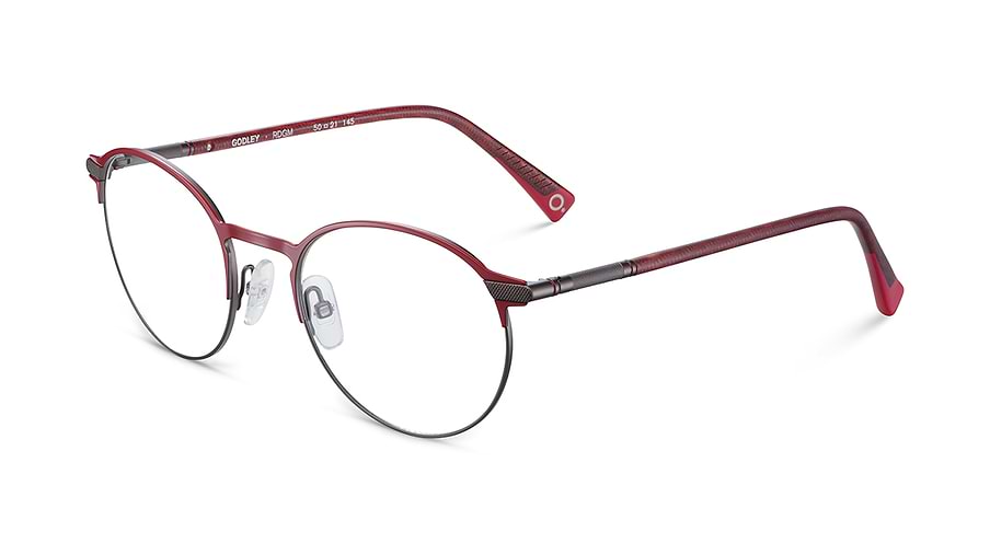 Óculos graduados etnia barcelona godley rdgm rojo masculino tamanho 50mm - Vista principal