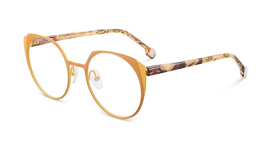 Óculos graduados etnia barcelona iggi yw amarillo femenino tamanho 53mm - Vista principal