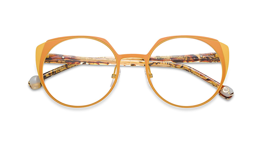 Óculos graduados etnia barcelona iggi yw amarillo femenino tamanho 53mm - Vista de detalhe