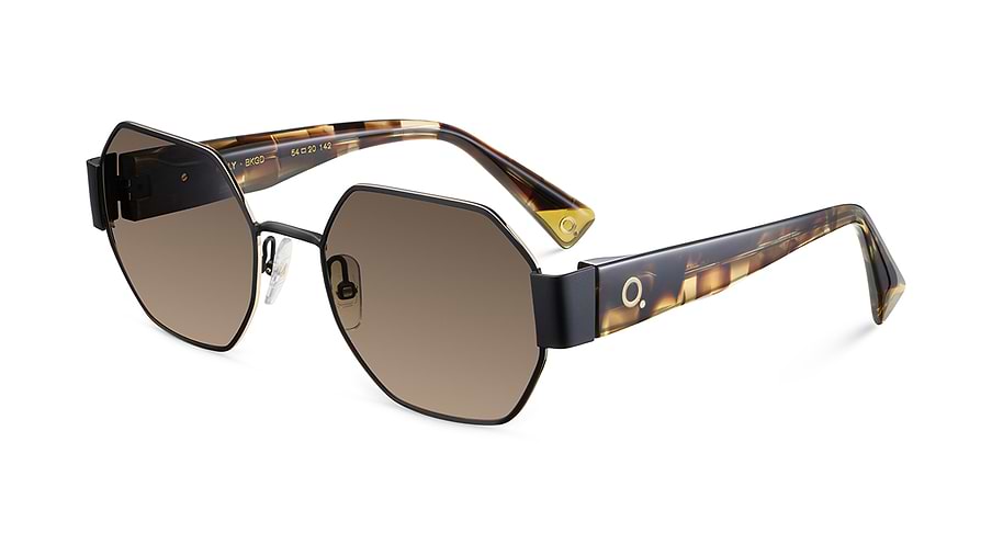 Óculos de sol etnia barcelona kelly sun bkgd negro geometric femenino tamanho 54mm - Vista principal