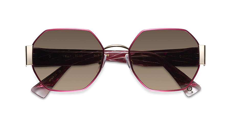 Óculos de sol etnia barcelona kelly sun rdgd rojo geometric femenino tamanho 54mm - Vista de detalhe