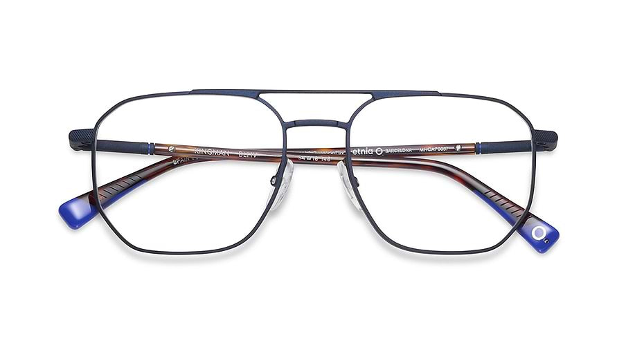 Óculos graduados etnia barcelona kingman blhv azul masculino tamanho 54mm - Vista de detalhe