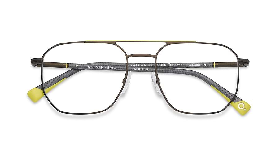 Óculos graduados etnia barcelona kingman bryw masculino tamanho 54mm - Vista de detalhe