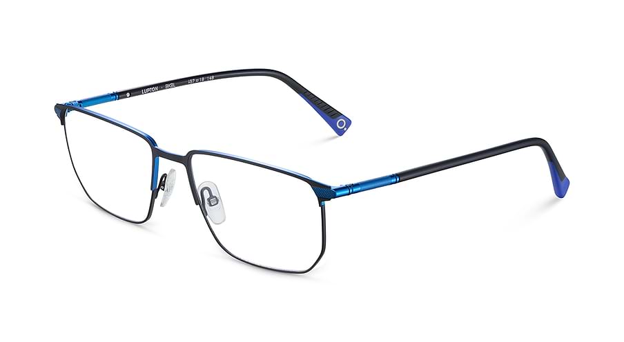 Óculos graduados etnia barcelona lupton bkbl negro masculino tamanho 51mm - Vista principal