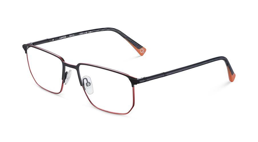 Óculos graduados etnia barcelona lupton bkog negro masculino tamanho 57mm - Vista principal