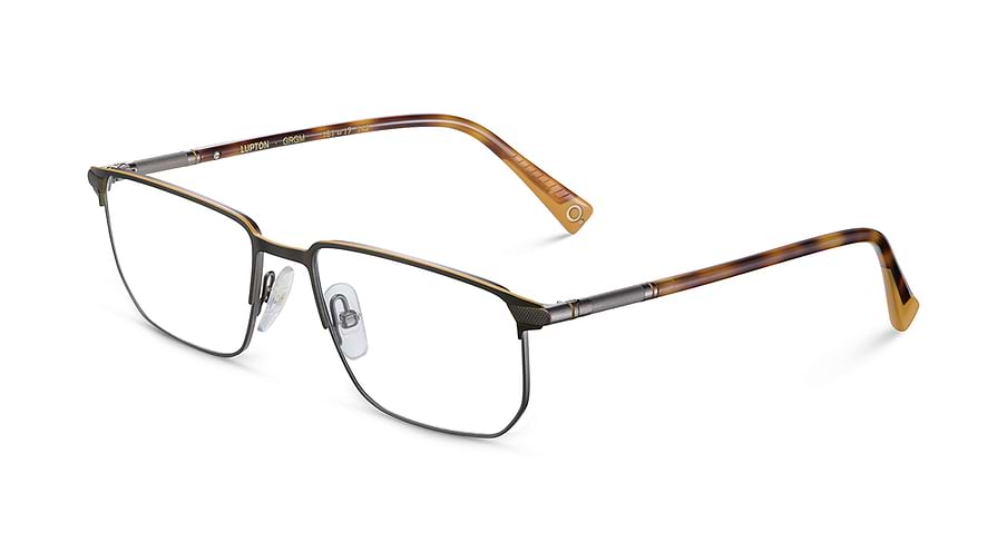 Óculos graduados etnia barcelona lupton grgm verde masculino tamanho 51mm - Vista principal