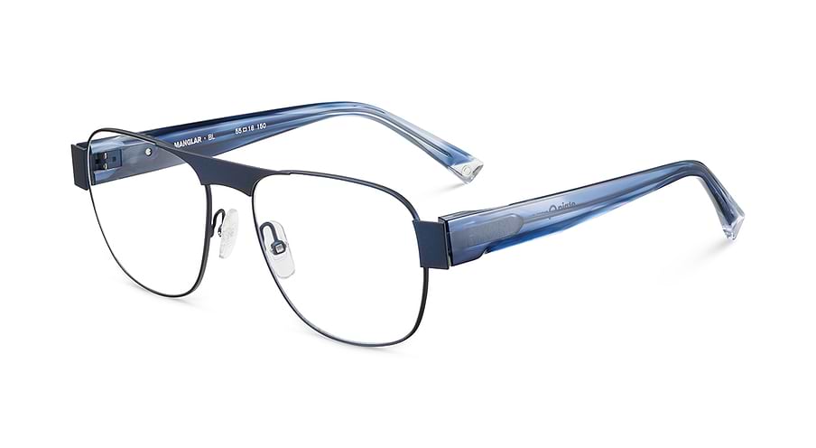 Óculos graduados etnia barcelona manglar bl azul masculino tamanho 55mm - Vista principal