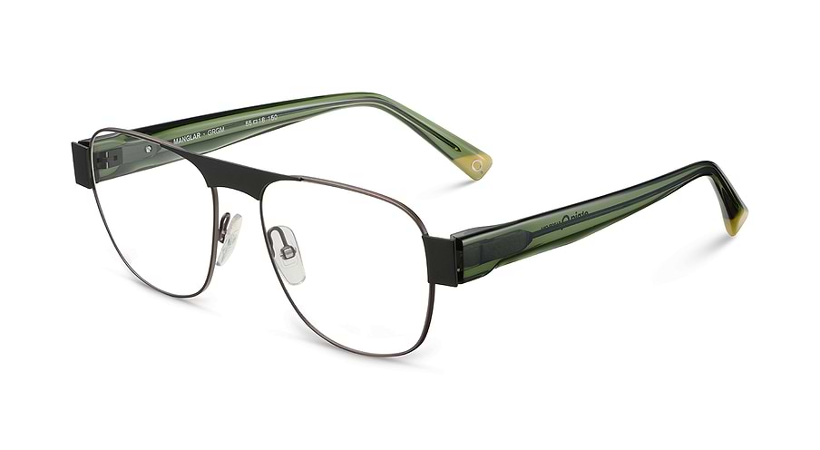 Óculos graduados etnia barcelona manglar grgm verde masculino tamanho 55mm - Vista principal
