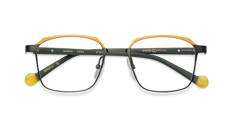 Lunettes de vue etnia barcelona marlin ywdg amarillo unisex taille 47mm - Vue détaillée