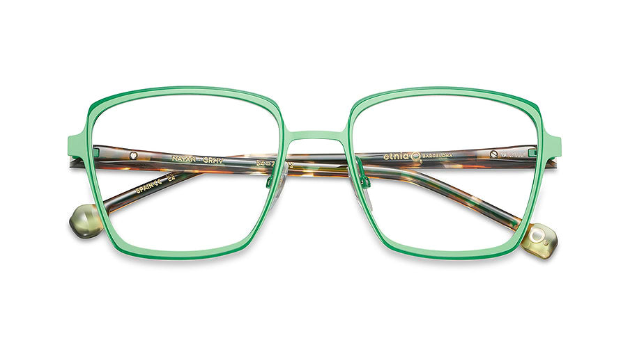 Lunettes de vue etnia barcelona nayan grhv verde femenino taille 54mm - Vue détaillée
