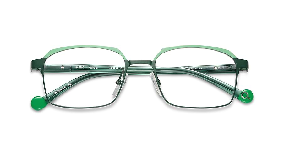 Óculos graduados etnia barcelona nero grdg verde unisex tamanho 49mm - Vista de detalhe