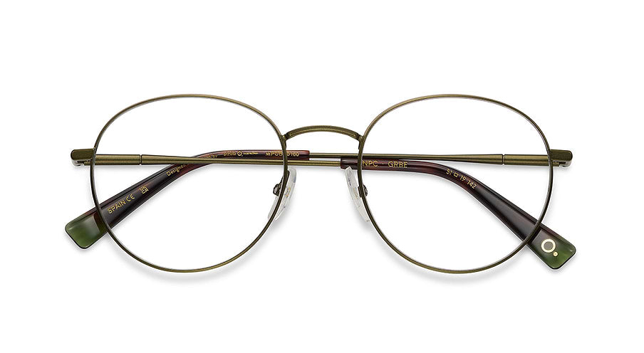 Prescription glasses etnia barcelona npc grbe verde femenino size 51mm - Detailed view