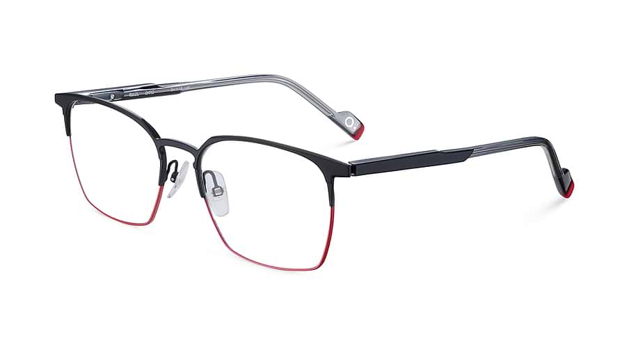 Óculos graduados etnia barcelona raul bkrd negro masculino tamanho 54mm - Vista principal