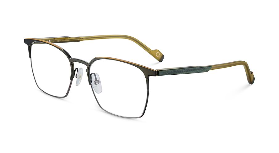 Óculos graduados etnia barcelona raul grgm verde masculino tamanho 54mm - Vista principal