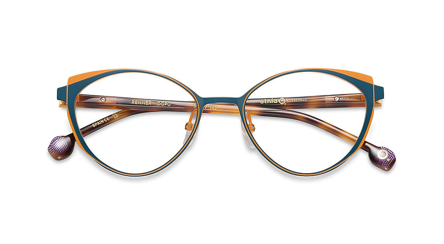 Lunettes de vue etnia barcelona renner tqog azul femenino taille 51mm - Vue détaillée