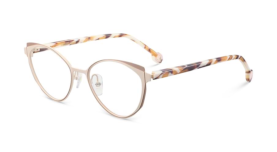 Óculos graduados etnia barcelona renner whze blanco femenino tamanho 51mm - Vista principal