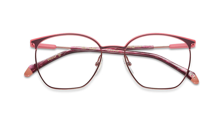 Óculos graduados etnia barcelona rio cobx femenino tamanho 52mm - Vista de detalhe