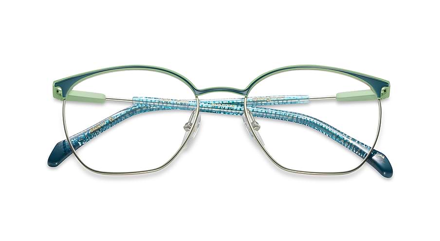 Lunettes de vue etnia barcelona rio grpt verde femenino taille 52mm - Vue détaillée