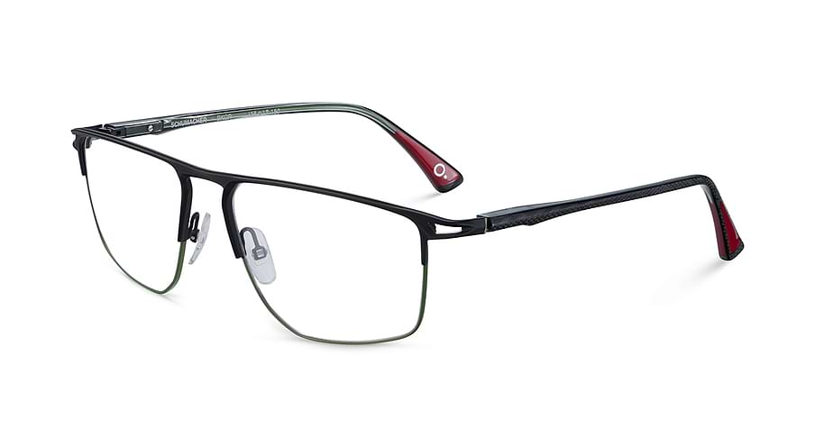 Óculos graduados etnia barcelona schumacher bkgr negro masculino tamanho 56mm - Vista principal
