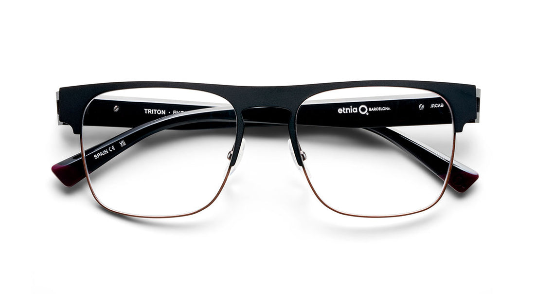 Lunettes de vue etnia barcelona triton bkbz masculino taille 55mm - Vue détaillée