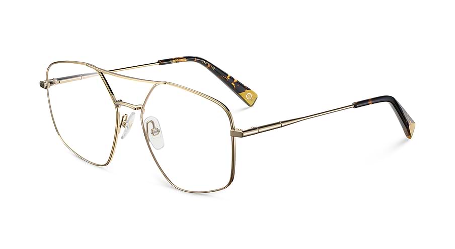 Prescription glasses etnia barcelona vibes gd dorado femenino size 54mm - Main view