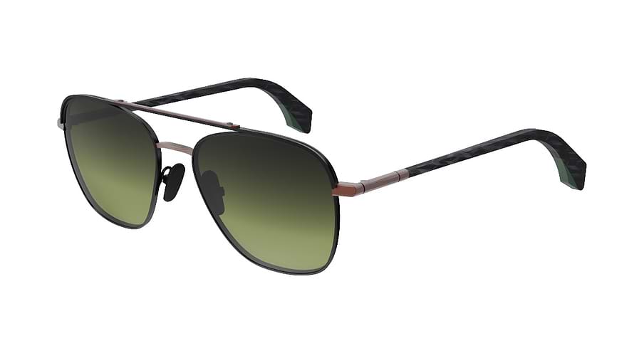 Óculos de sol etnia barcelona vinita sun bkbz negro pilot masculino tamanho 62mm - Vista principal