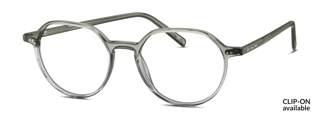 Lunettes de vue marc o'polo 503264 43 verde unisex taille 49mm - Vue principale