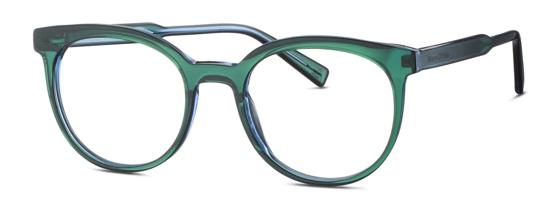 Lunettes de vue marc o'polo 503266 47 verde unisex taille 50mm - Vue principale