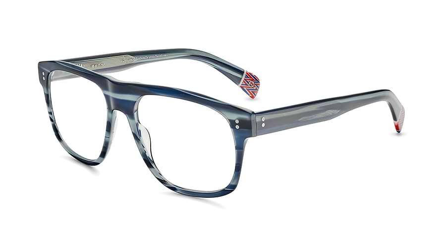 Prescription glasses etnia barcelona alcudia blrd azul unisex size 55mm - Main view