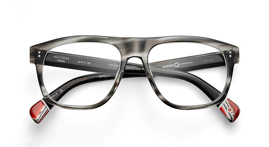 Prescription glasses etnia barcelona alcudia grbk verde unisex size 55mm - Detailed view