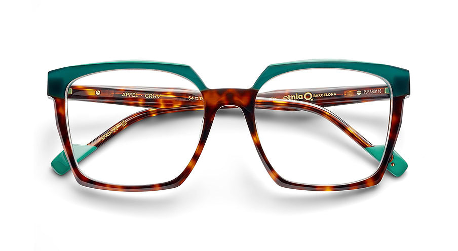 Prescription glasses etnia barcelona apfel grhv verde femenino size 54mm - Detailed view