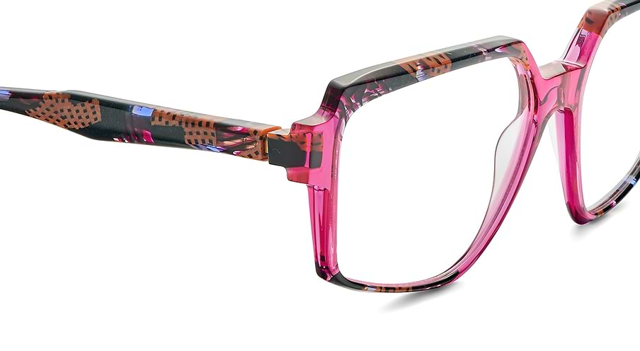 Prescription glasses etnia barcelona badu fu rosa femenino size 54mm - Detailed view