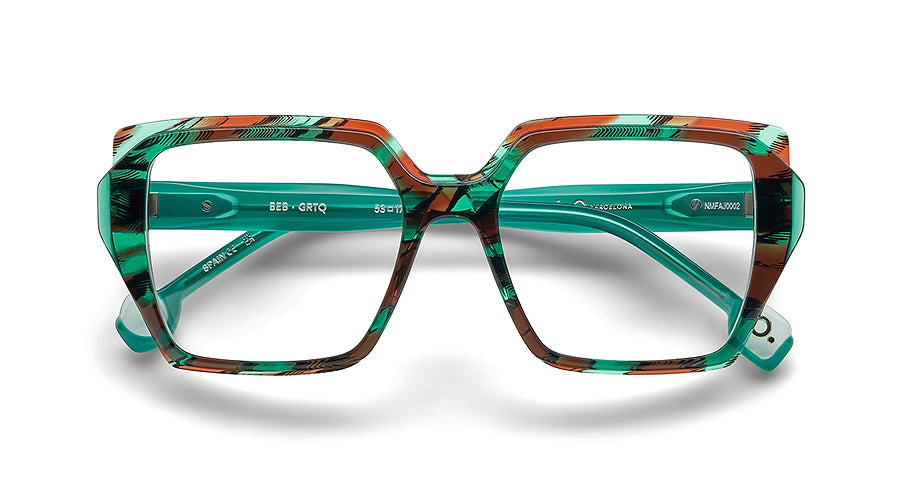 Lunettes de vue etnia barcelona beb grtq verde femenino taille 53mm - Vue détaillée
