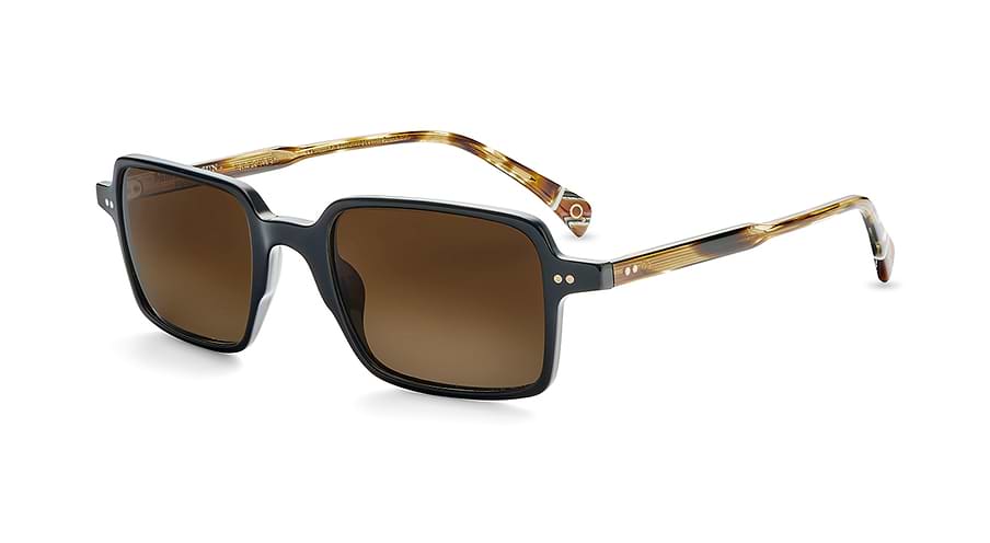 Óculos de sol etnia barcelona benirras sun bkhv negro rectangular unisex tamanho 51mm - Vista principal