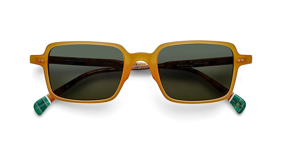 Óculos de sol etnia barcelona benirras sun ywhv amarillo rectangular unisex tamanho 51mm - Vista de detalhe